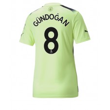 Manchester City Ilkay Gundogan #8 Tredje Tröja Dam 2022-23 Korta ärmar